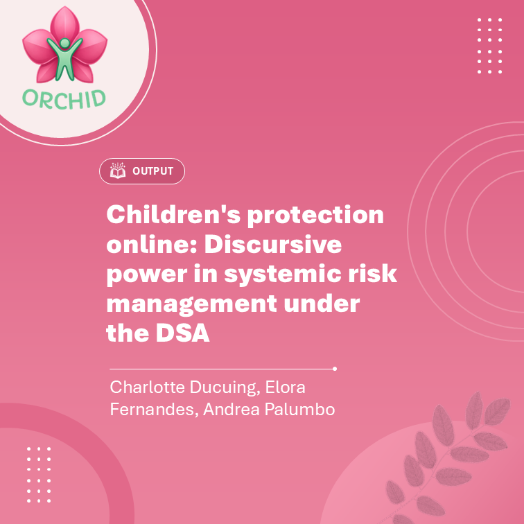 Children's protection online: Discursive power in systemic risk management under the DSA