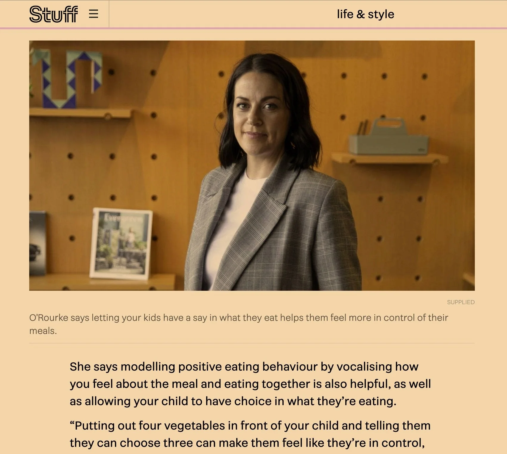 Stuff - Should you make your kid eat the same dinner as everyone else? With Abbie O'Rourke