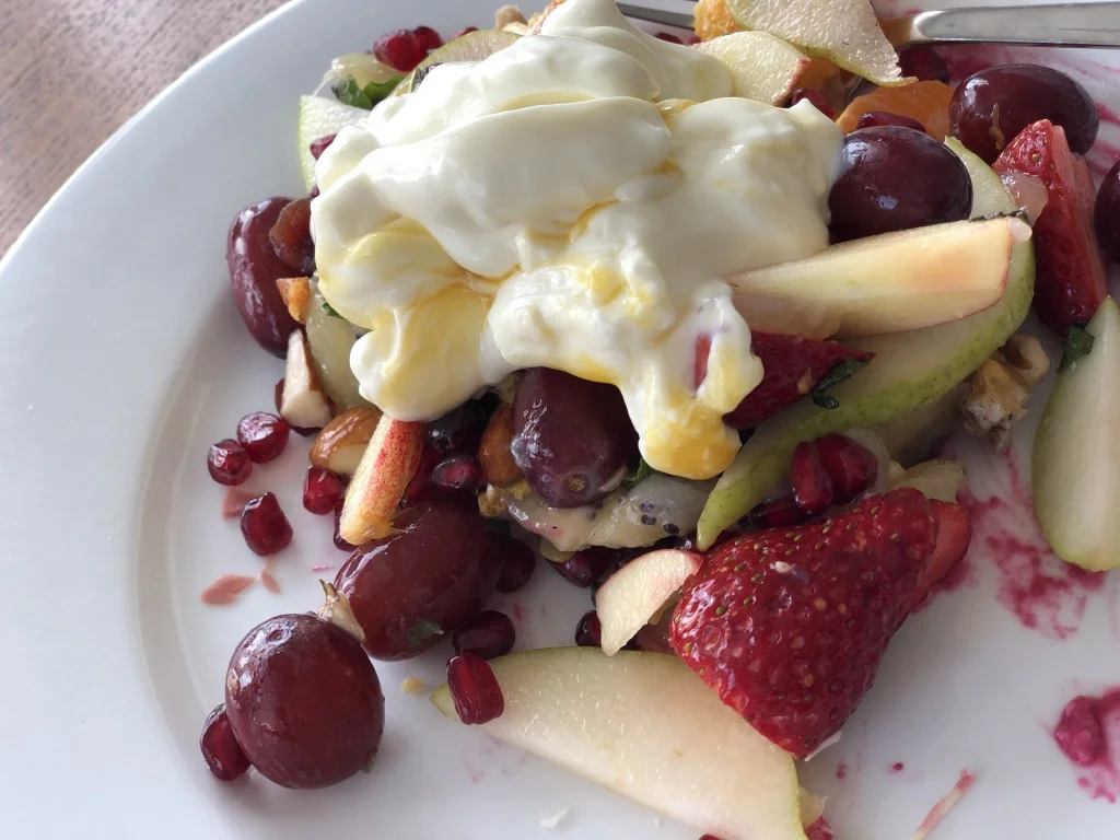 Fruit Salad with Yoghurt 
