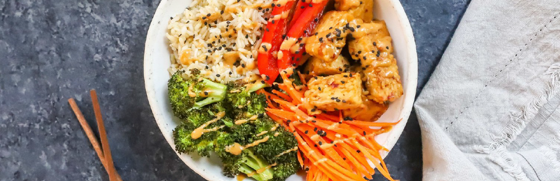 Rainbow Tempeh Bowls