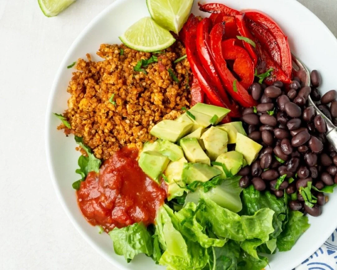 Burrito Bowls with Quinoa Tofu Taco Filling.png