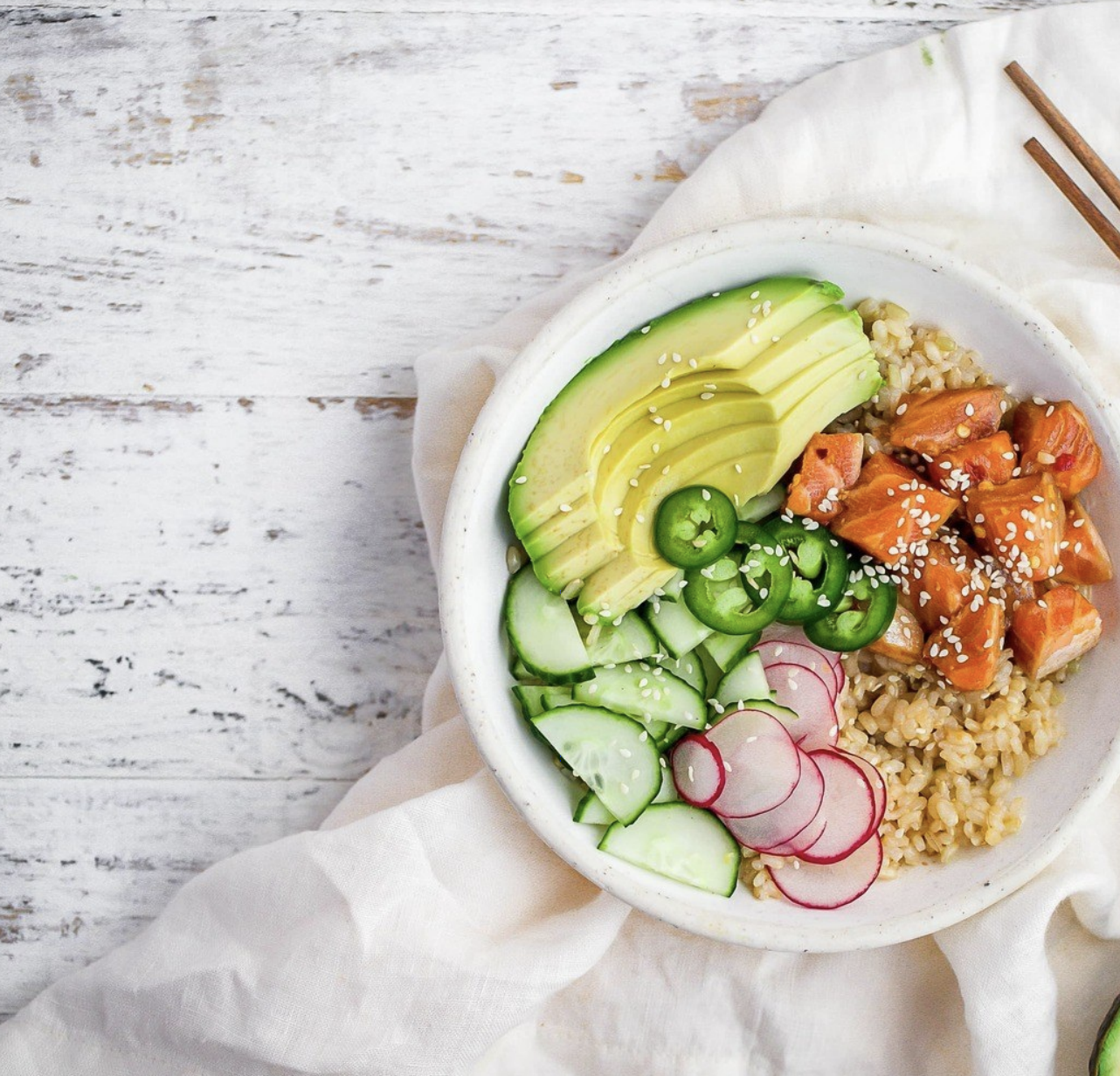 Easy Salmon Poke Bowl