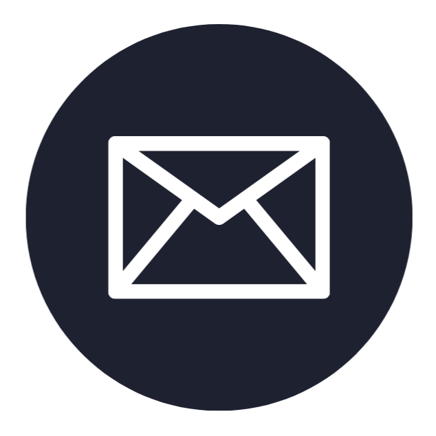 Email contact icon for enquiries and communication.