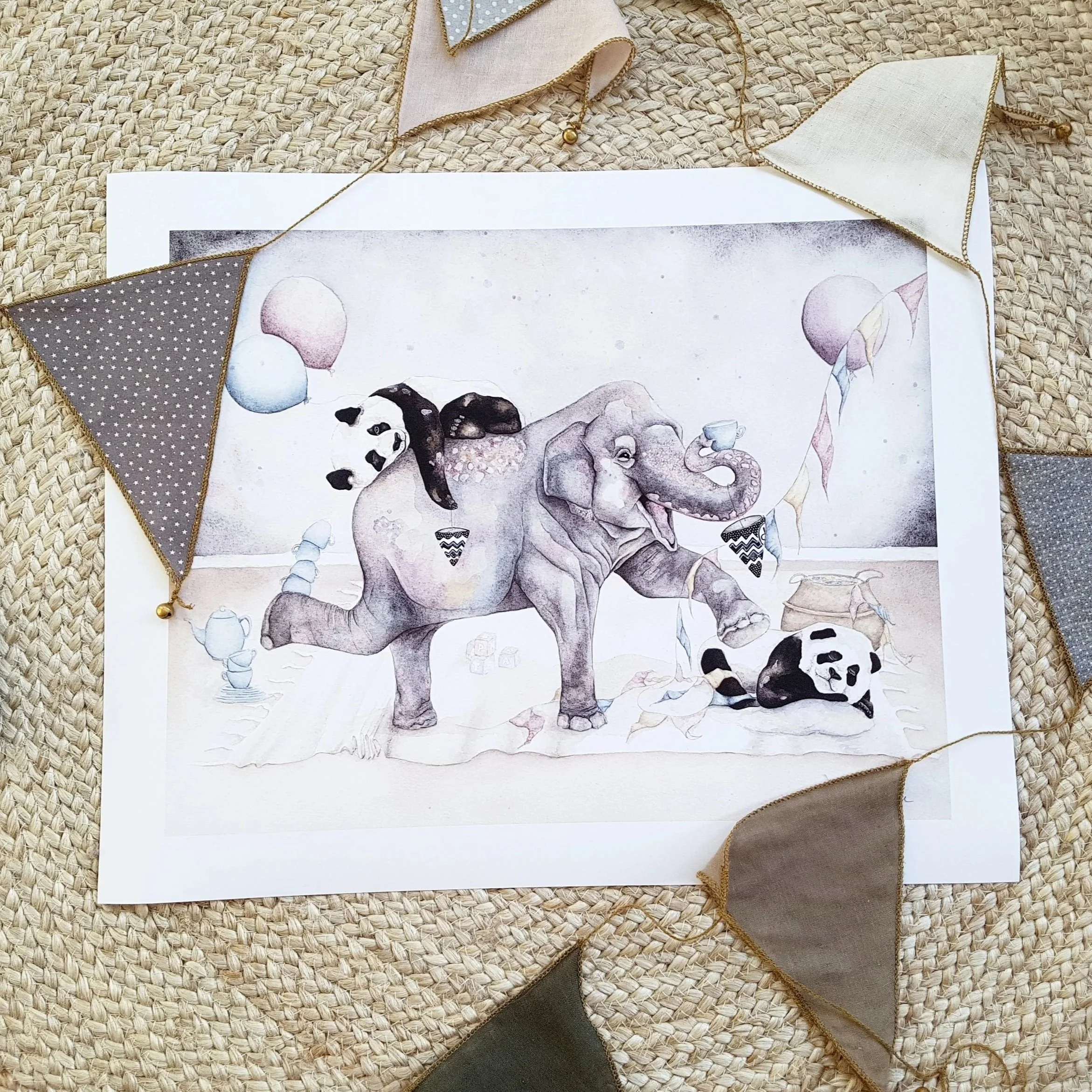 Barnkonst, Elefant, av Isabelle Malmvall