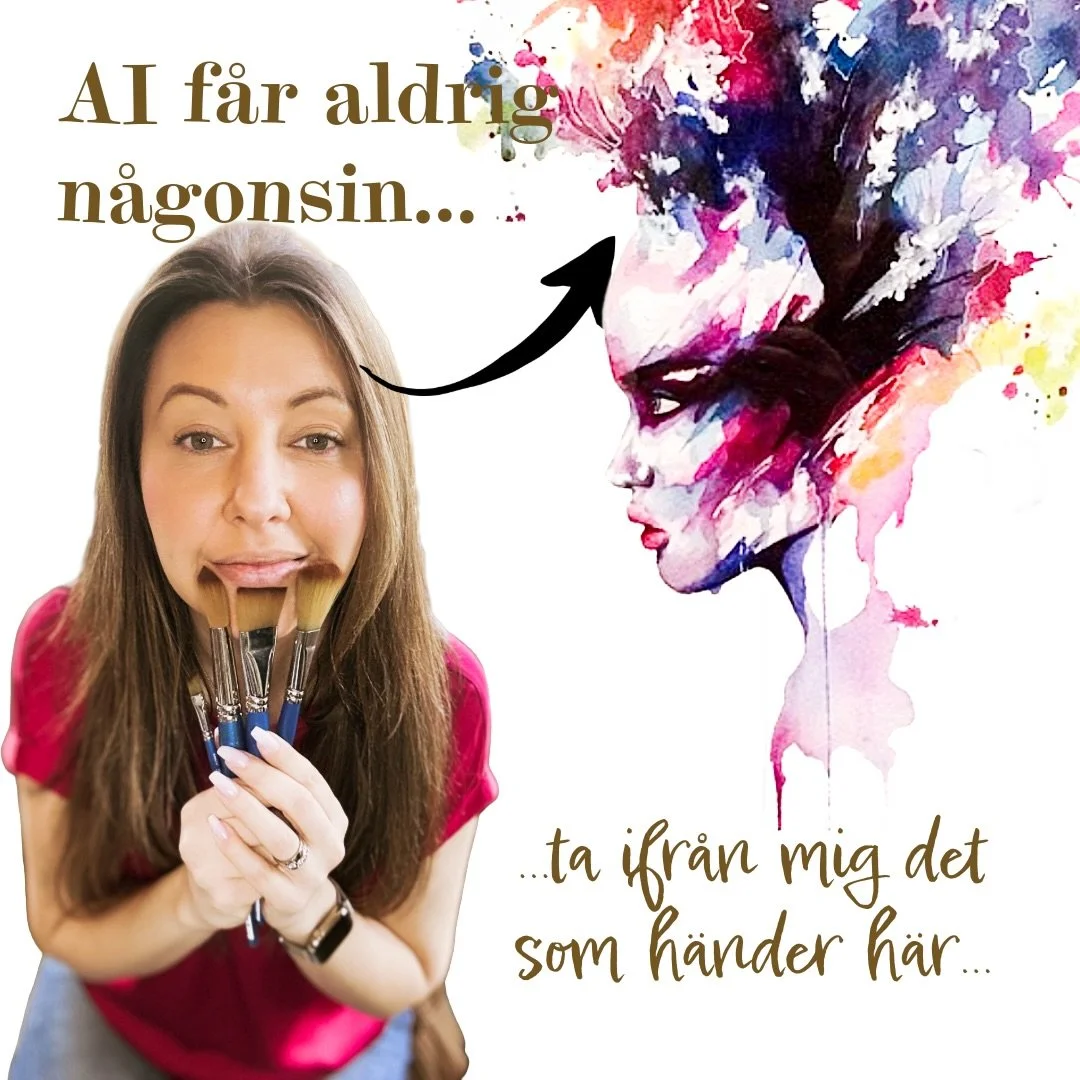 Idag vill jag lyfta vikten av att h&aring;lla kvar m&auml;nniskan i konsten och litteraturen ❤️ Man kan effektivisera mycket med hj&auml;lp av AI. Jag jobbar inom tech s&aring; jag ser trenderna varje dag. Men f&ouml;r mig &auml;r det s&aring; viktig