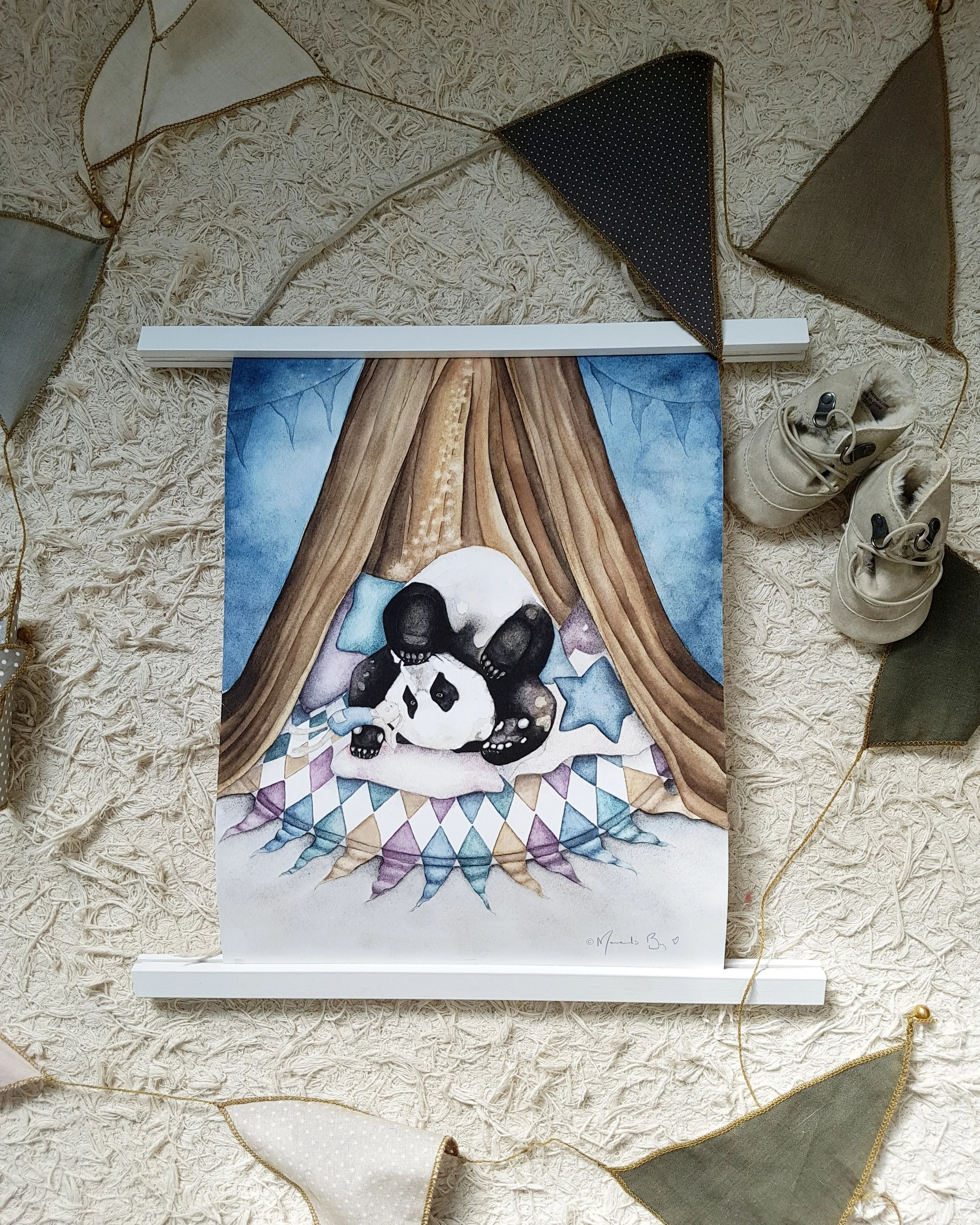 Barnkonst, Panda, av Isabelle Malmvall