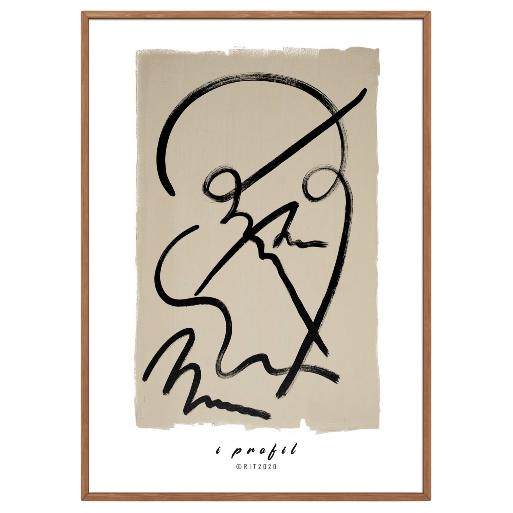 I profil · Kunsttryk