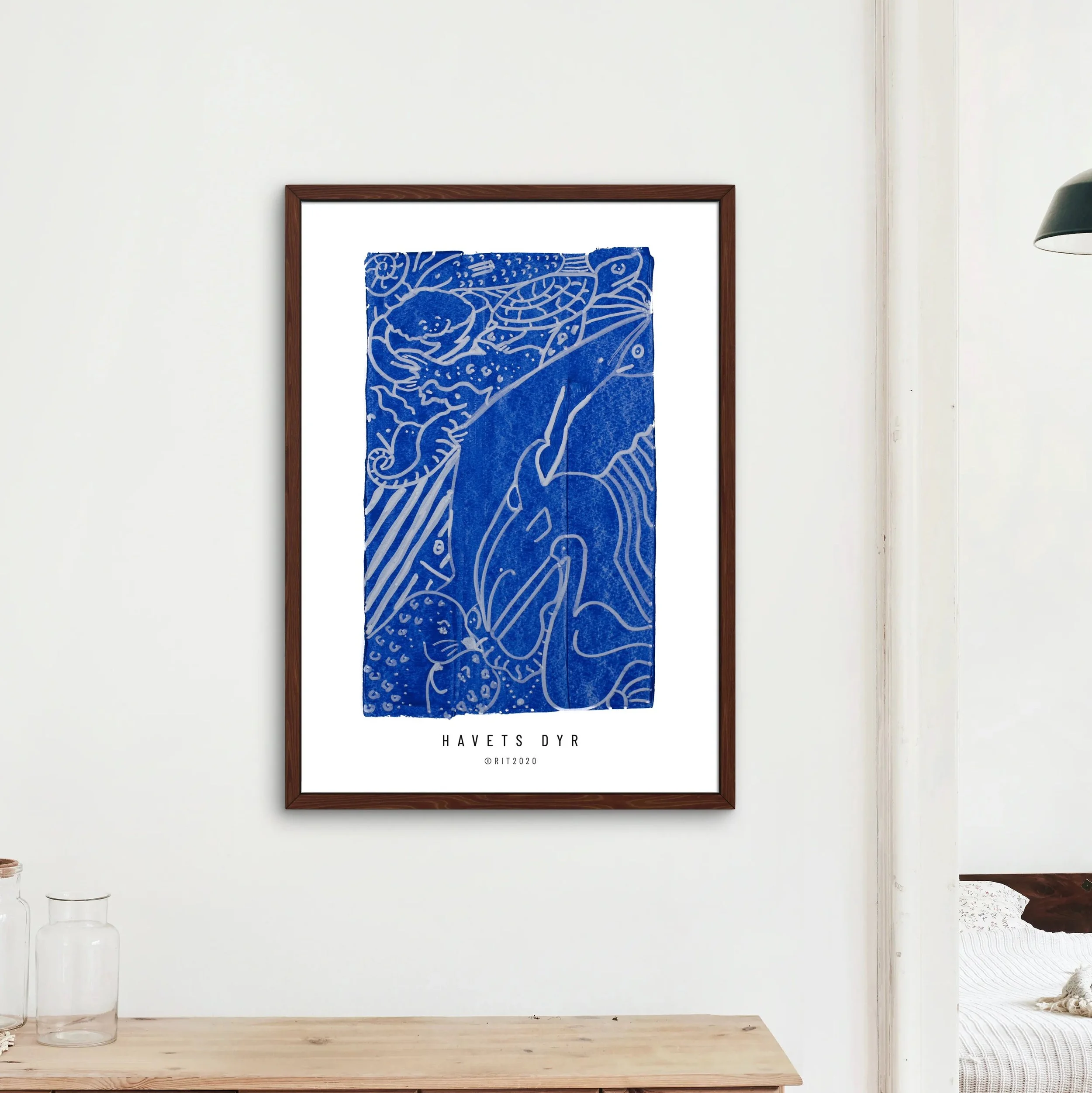 Havets dyr · Kunsttryk