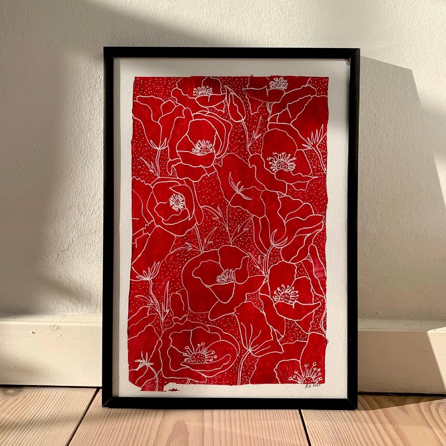Blooming power · Original tegning
