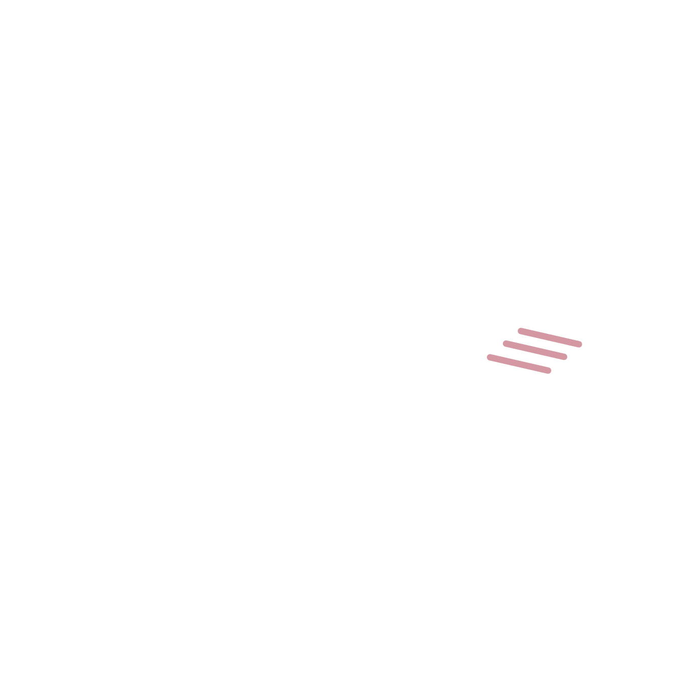 Neon outline of a globe with a plane flying near the bottom right, pink motion lines, and the words 'Hospitality & destinations' beneath.