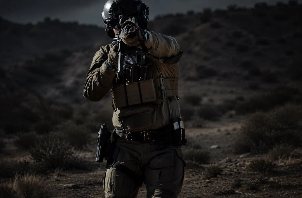 Swat officer training at POD Training Group.