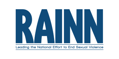 RAIN logo with the tagline 'Leading the National Effort to End Sexual Violence'