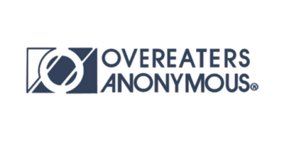 Overeaters Anonymous logo with stylized circle and triangle symbols.
