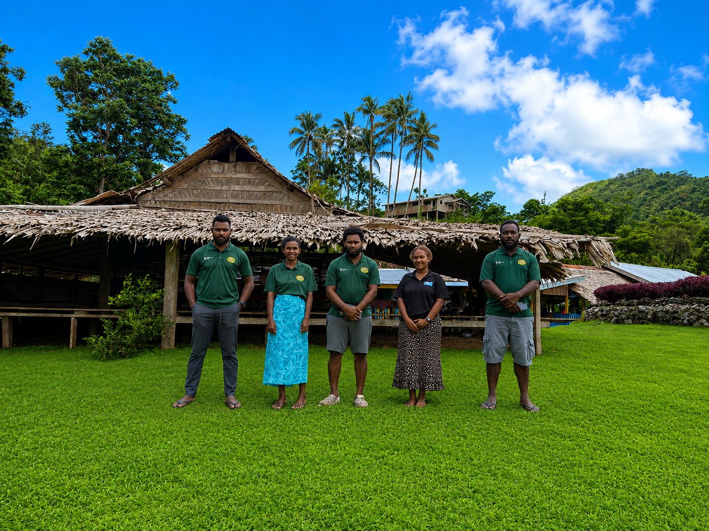 Clifton Tootalua and AFPPA volunteers
