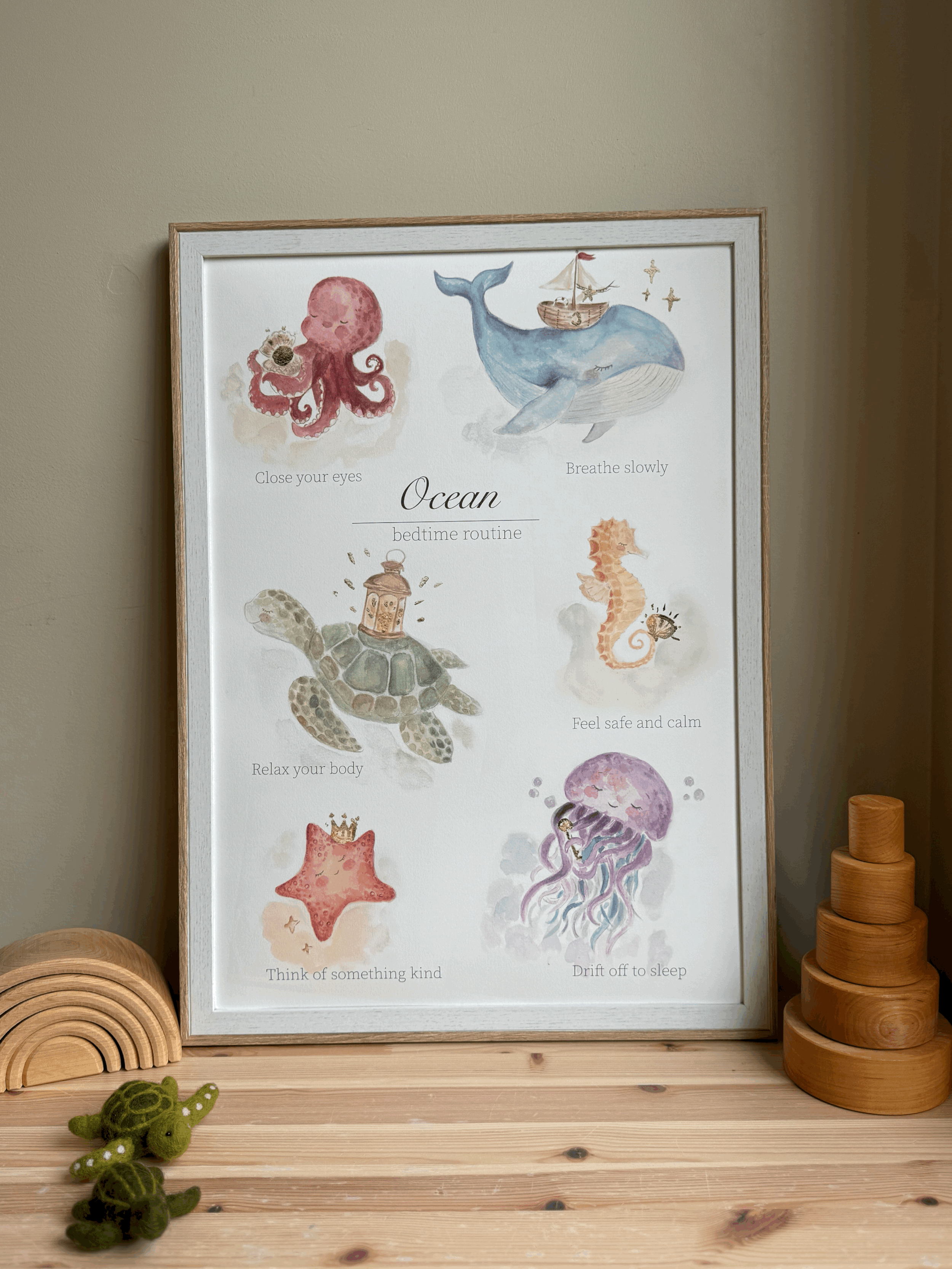 Ocean bedtime routine