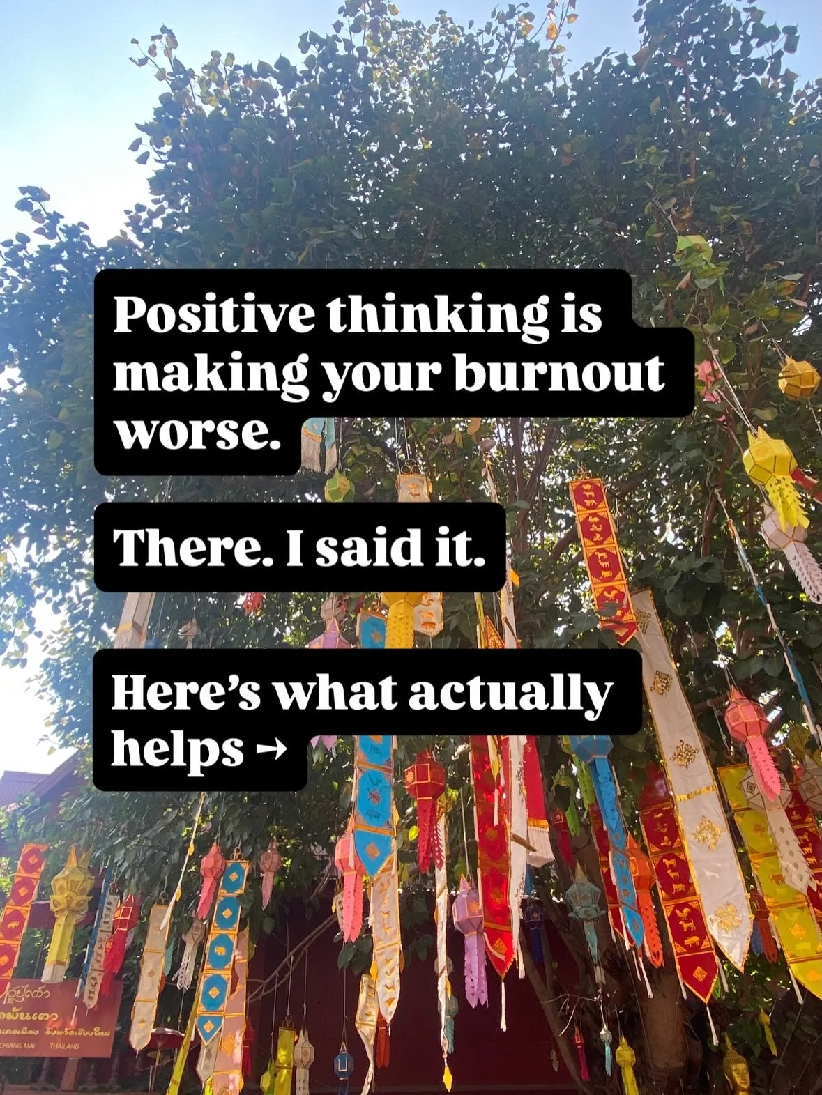 Controversial opinion: the wellness industry is selling you tools that work on the surface while the real stuff goes undiscussed and untouched 👀

Positive thinking has its place. But if your nervous system is stuck in survival mode, no amount of ref