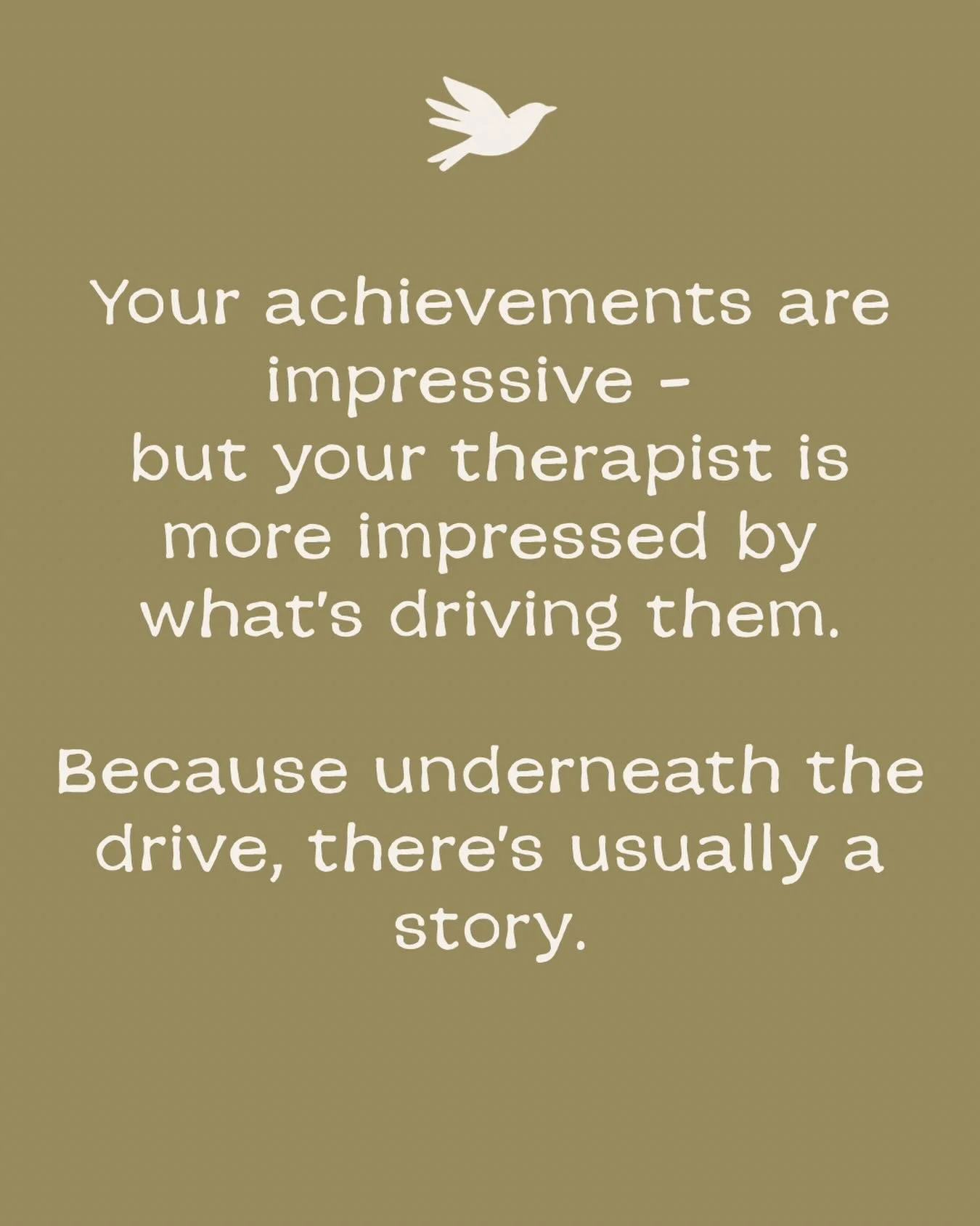 Something I see constantly in my work with high-achieving women: The drive isn&rsquo;t always ambition. 

Sometimes it&rsquo;s people-pleasing in disguise. 

If I work hard enough, nobody will be disappointed in me. 
If I achieve enough, I&rsquo;ll f