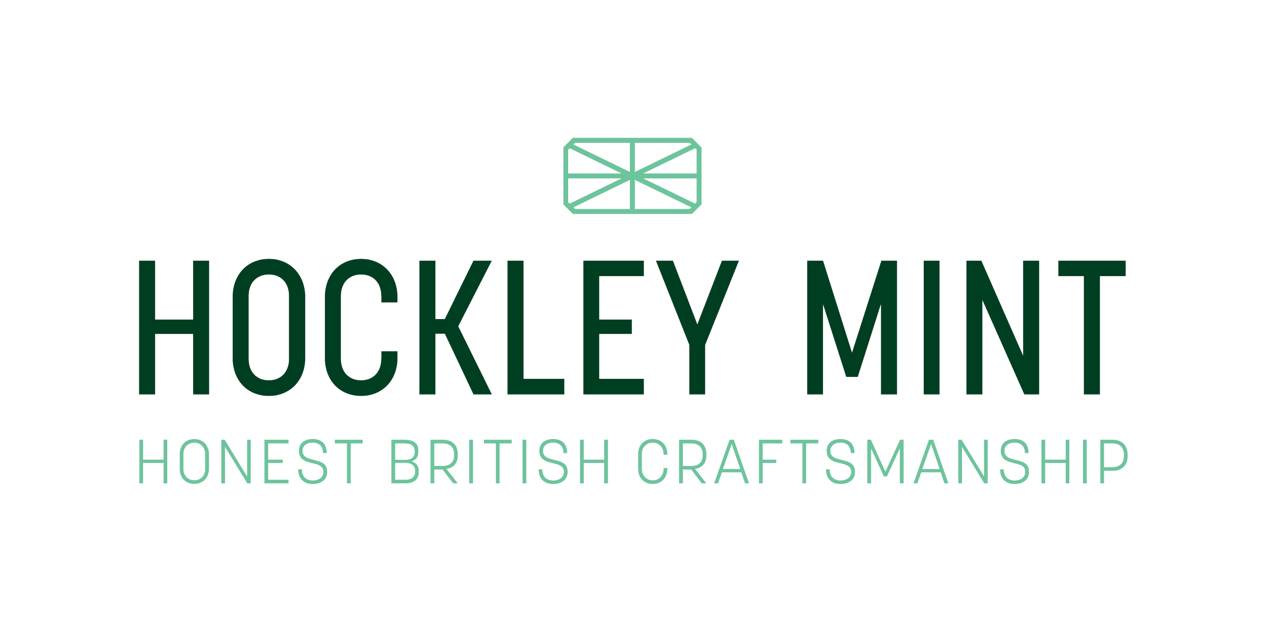 Hockey Mint logo with a geometric mint candy icon and the text 'Hockey Mint Honest British Craftsmanship'