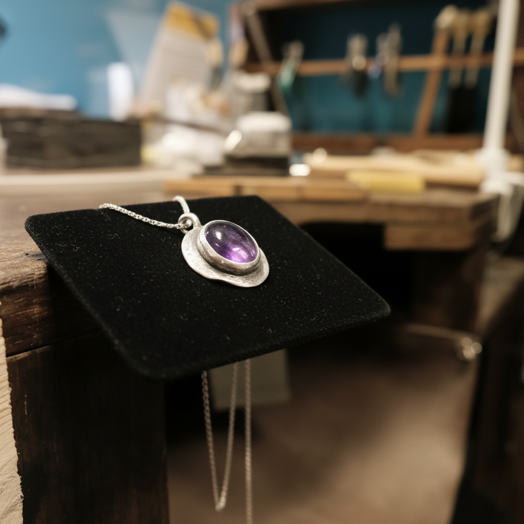 Bezel Gemstone Pendant Masterclass - 1st November 2026 - 2pm to 5pm