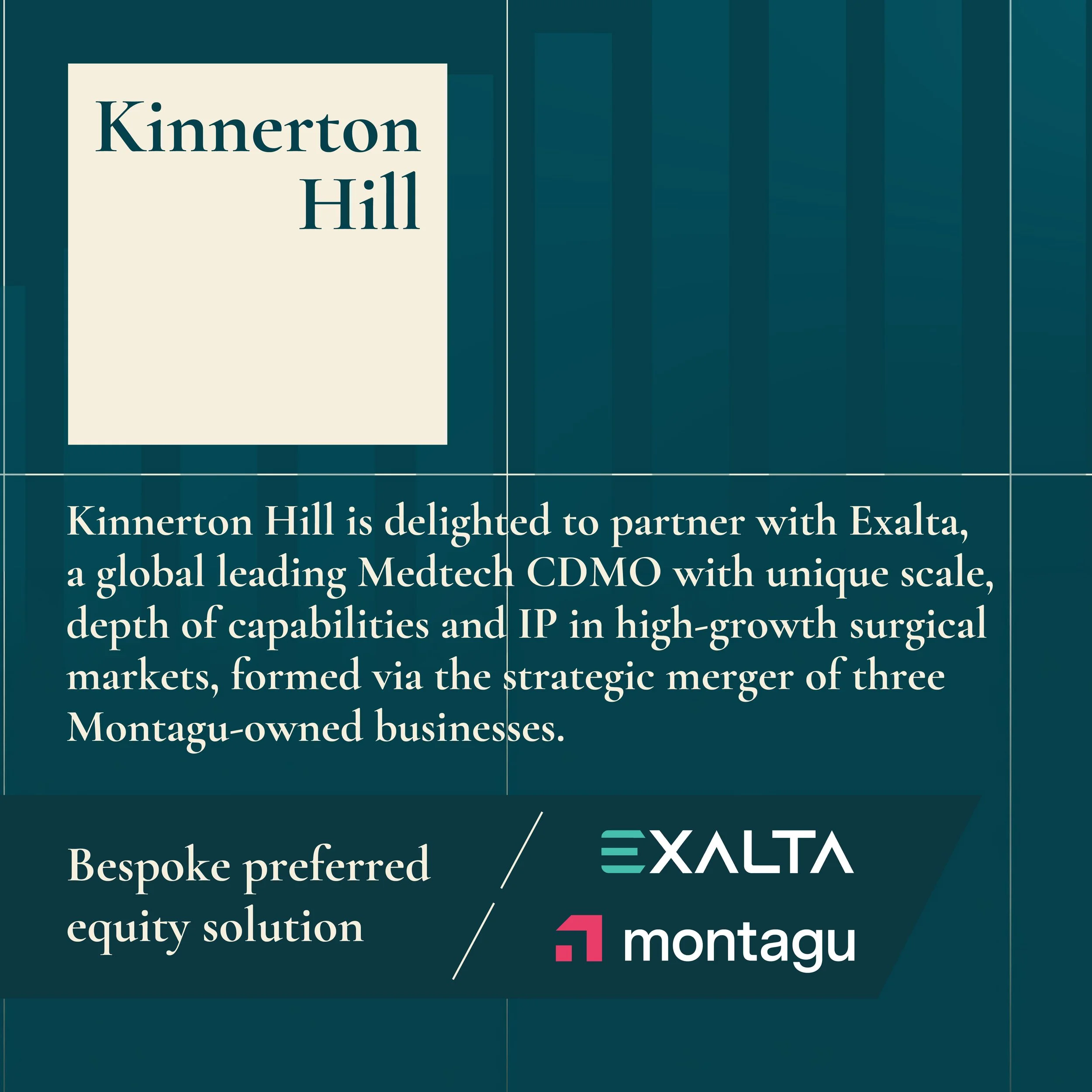 EXALTA Group — preferred equity, alongside Montagu