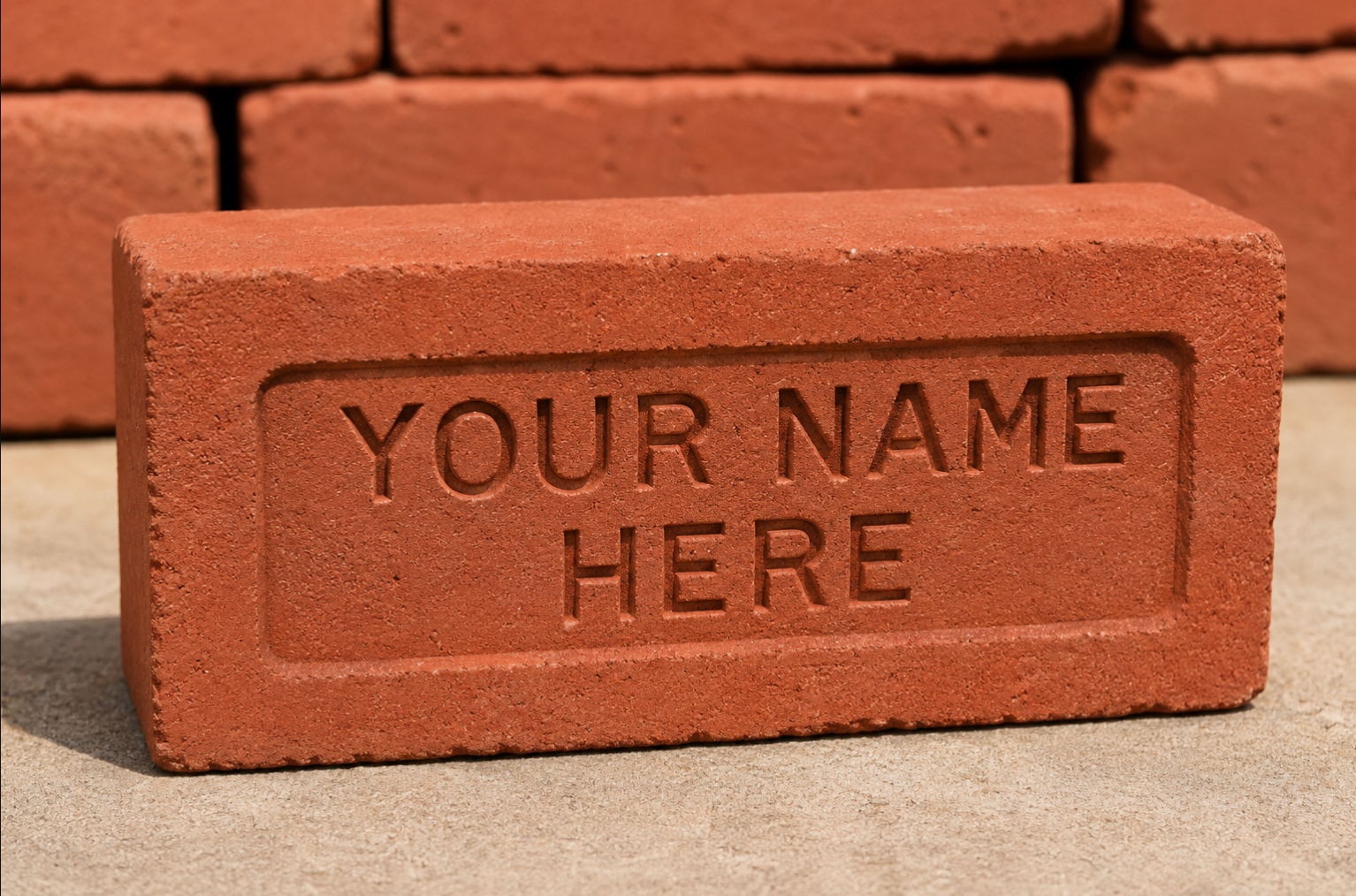 Brick with your name