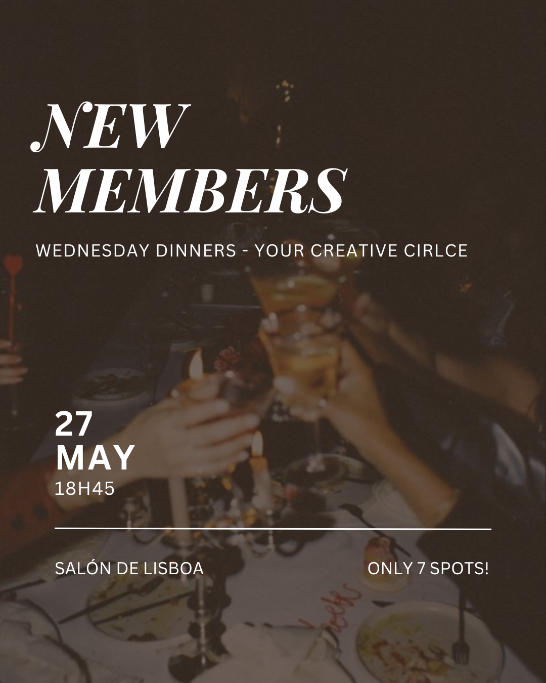 Wednesday Dinner | 27 May
