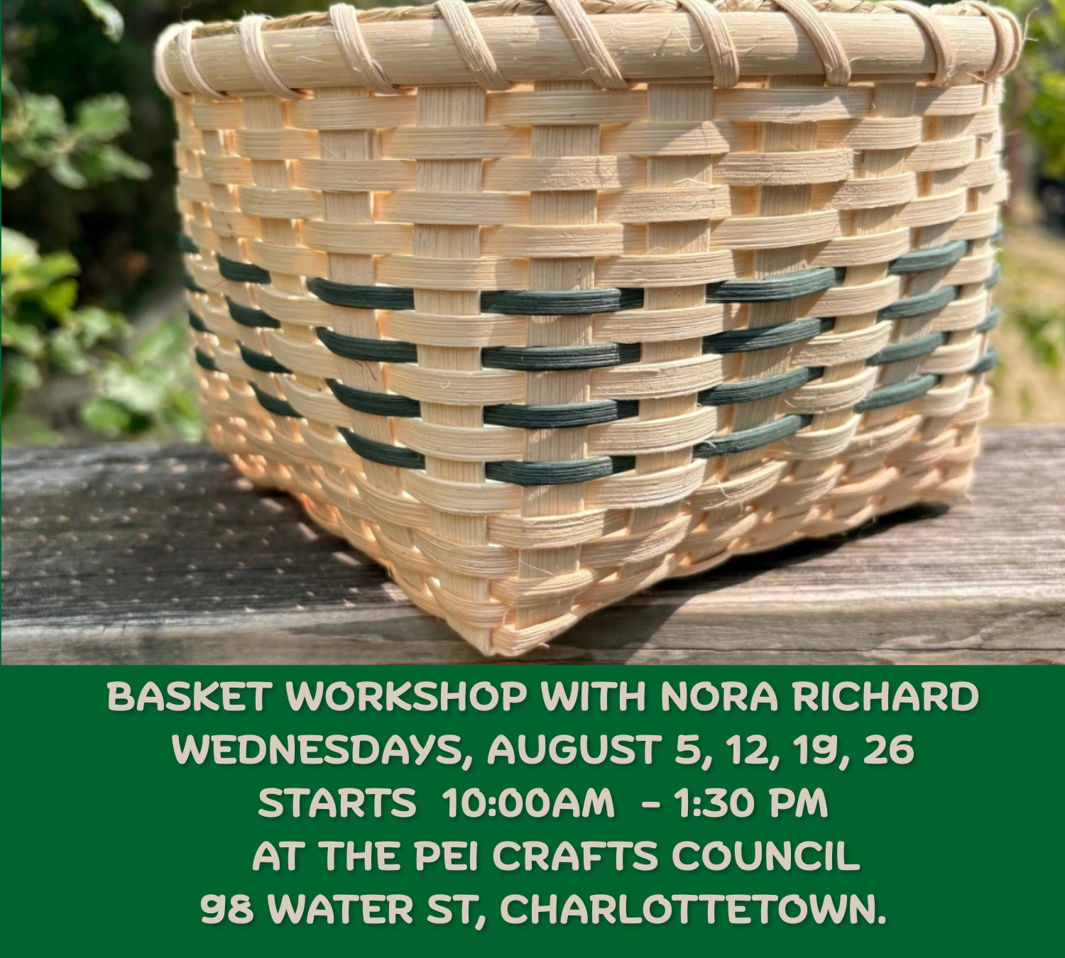 Basket Weaving with Nora