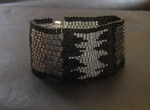 seed bead cuff