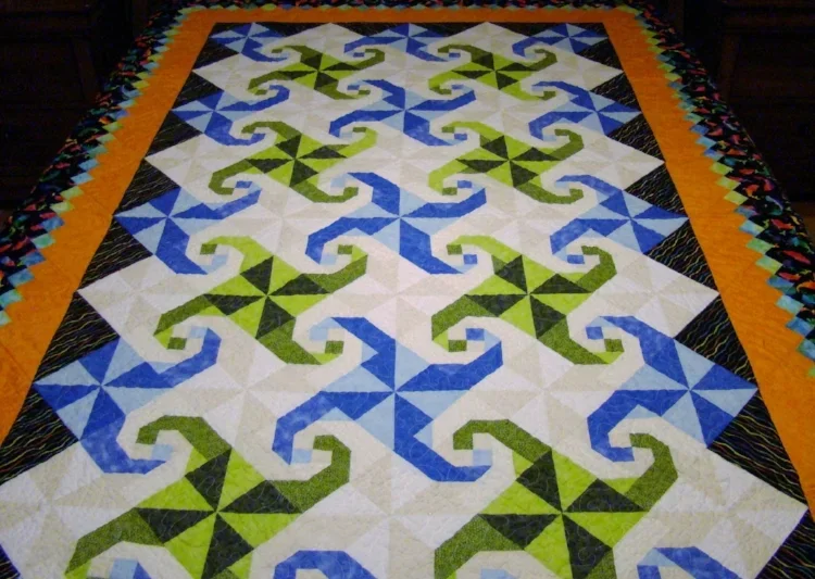Snails and tails quilt