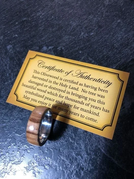 olivewood rings