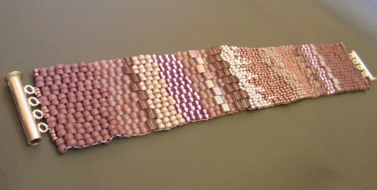 seed bead cuff
