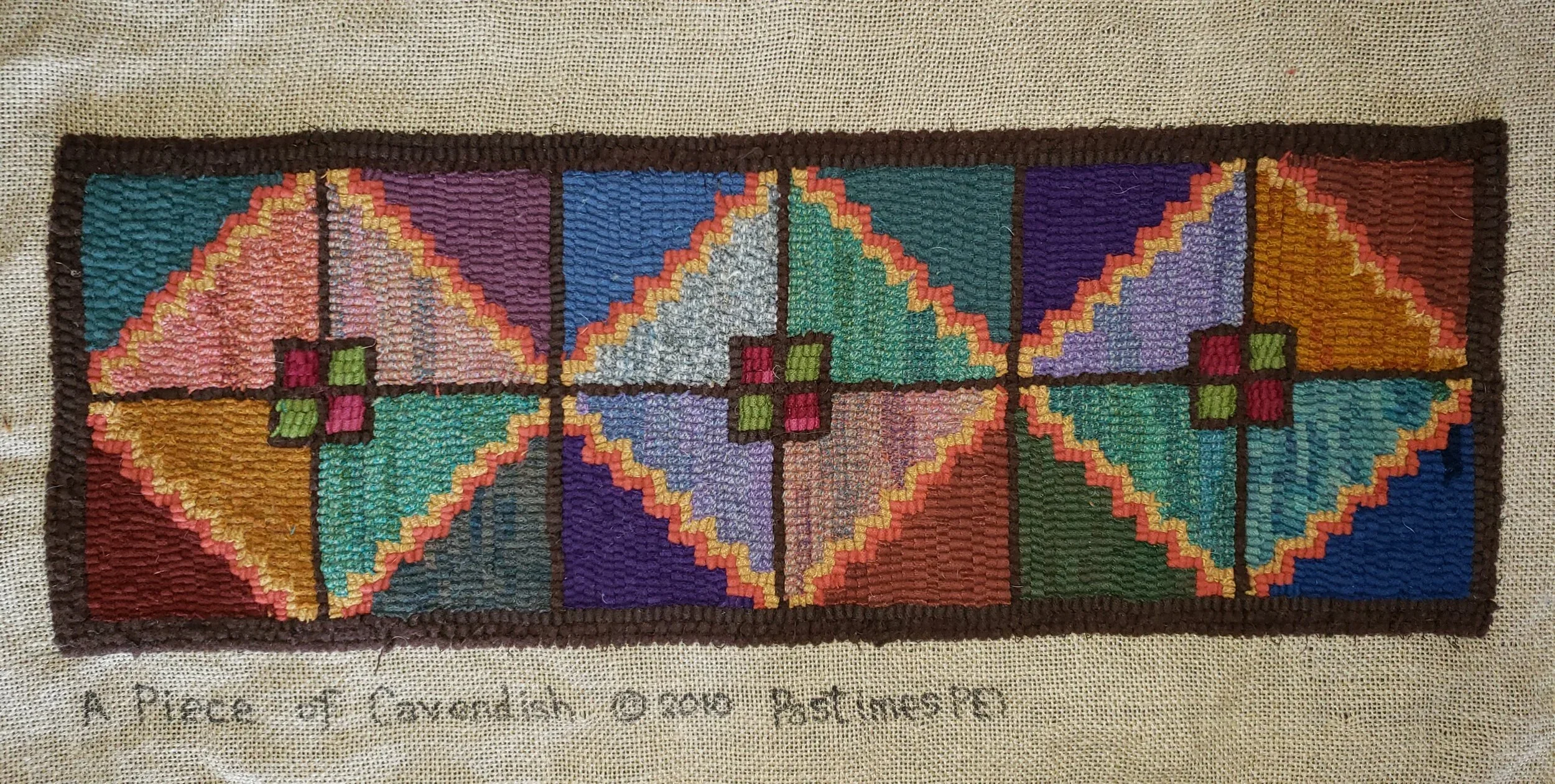 Cavendish design mat hooking