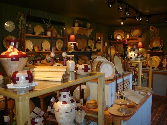 inside the shop at Thompsons Woodworking