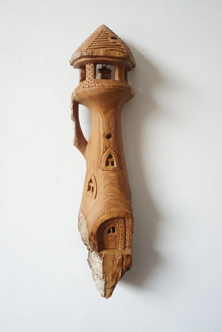 carved lighthouse