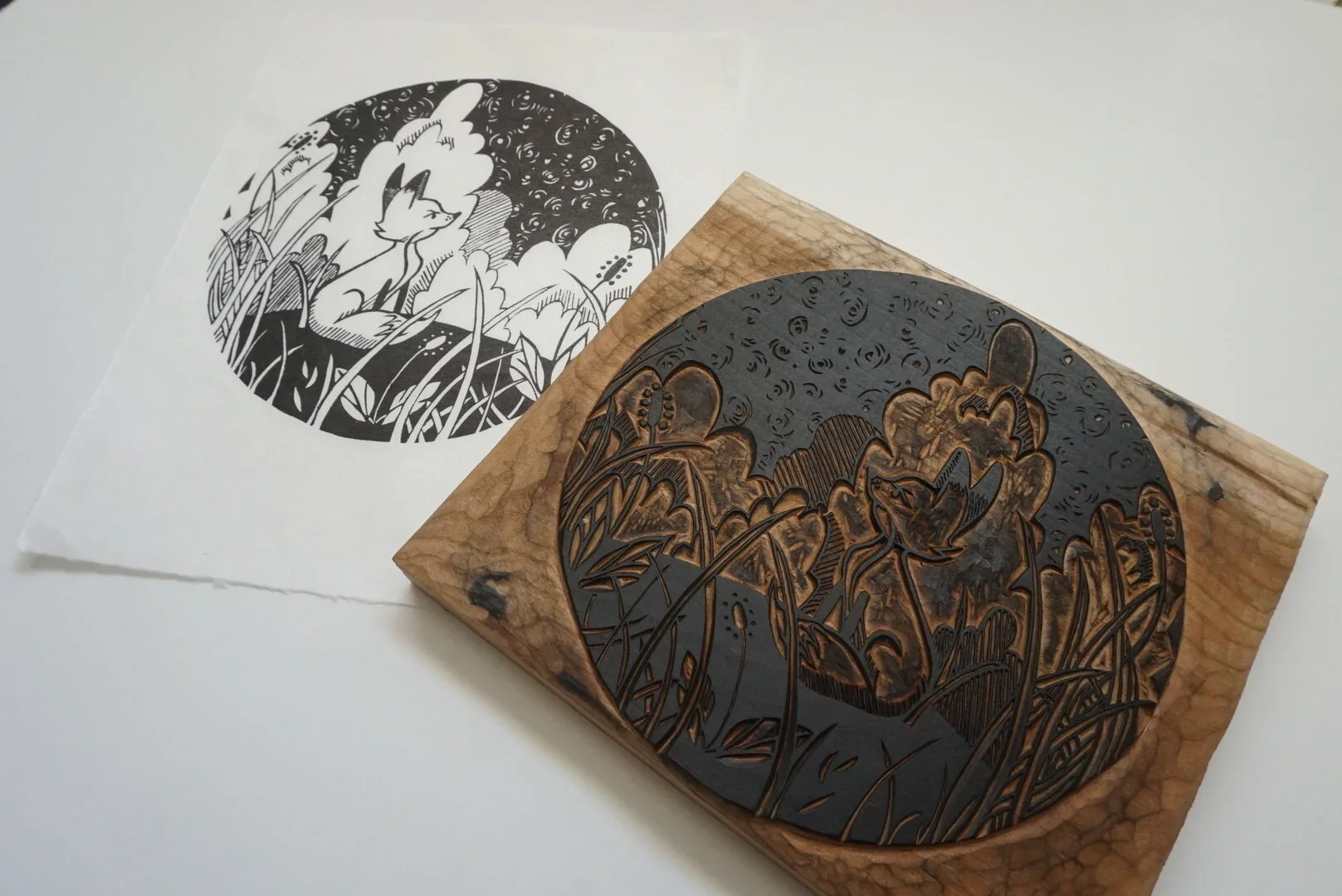wood prints