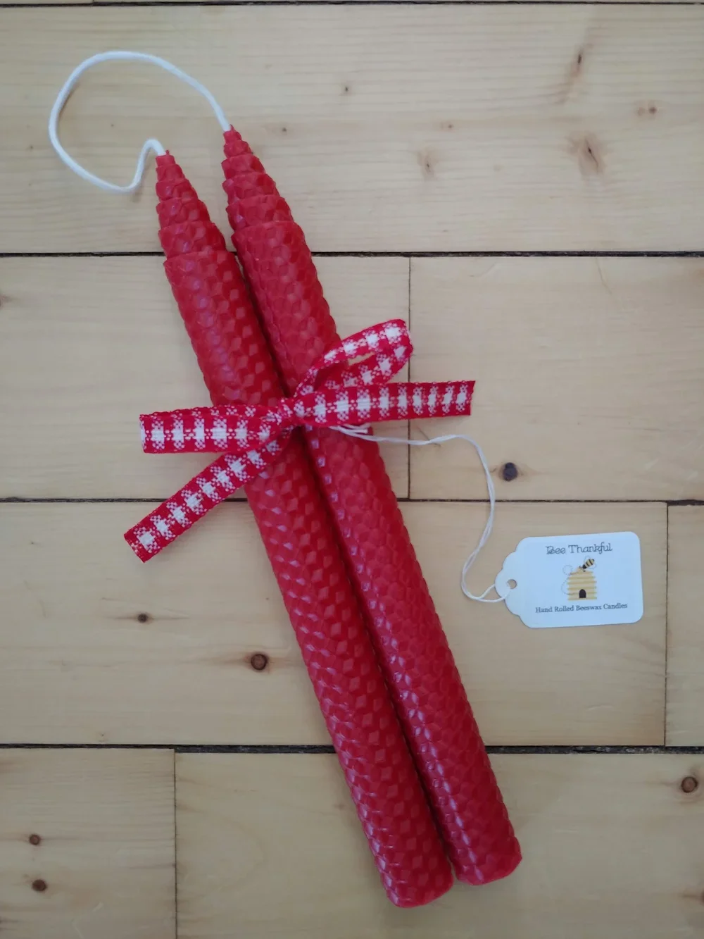 candle stick rolled beeswax candles