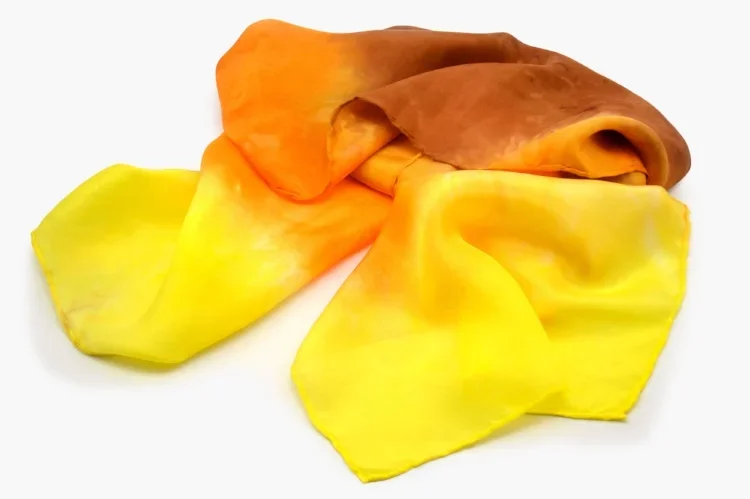 sunset silk scarf