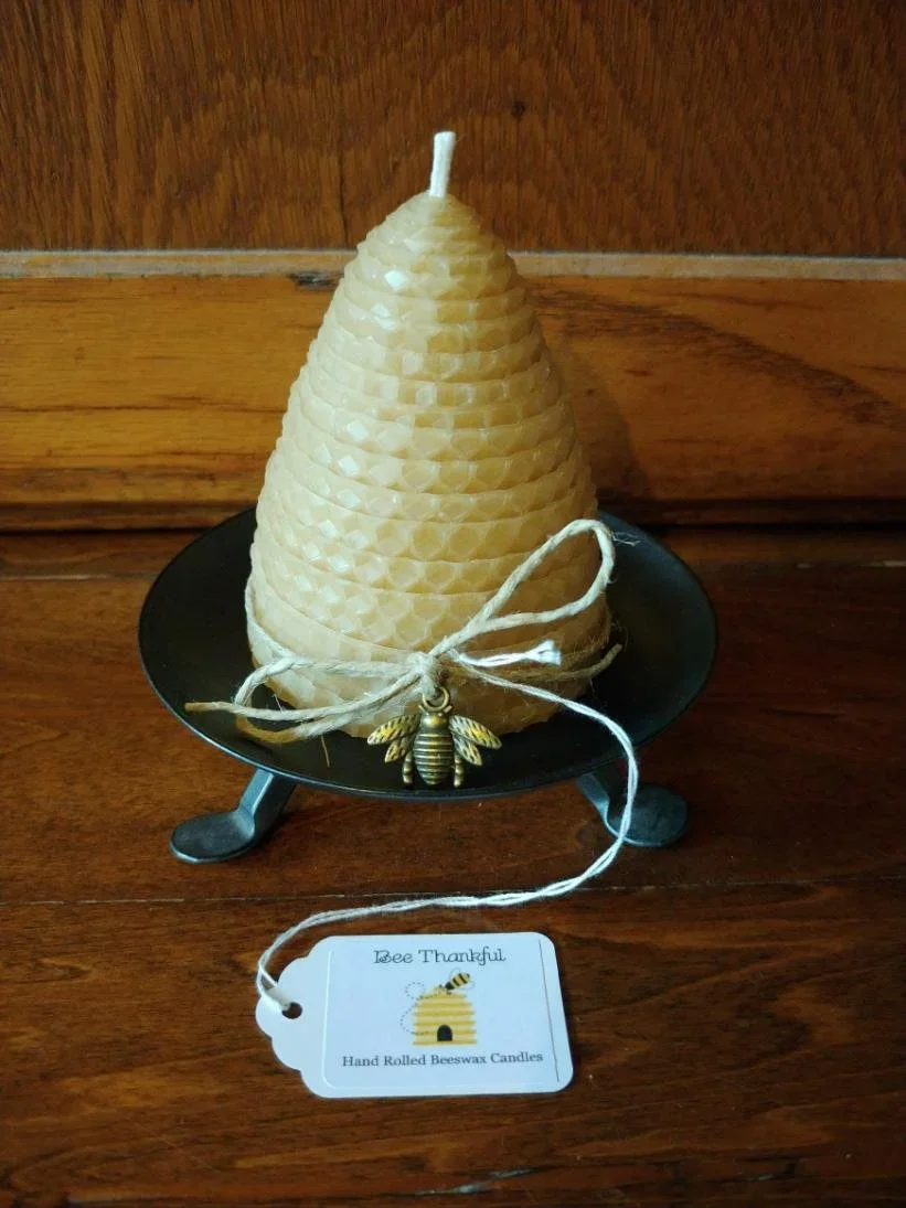 bee hive shaped candle