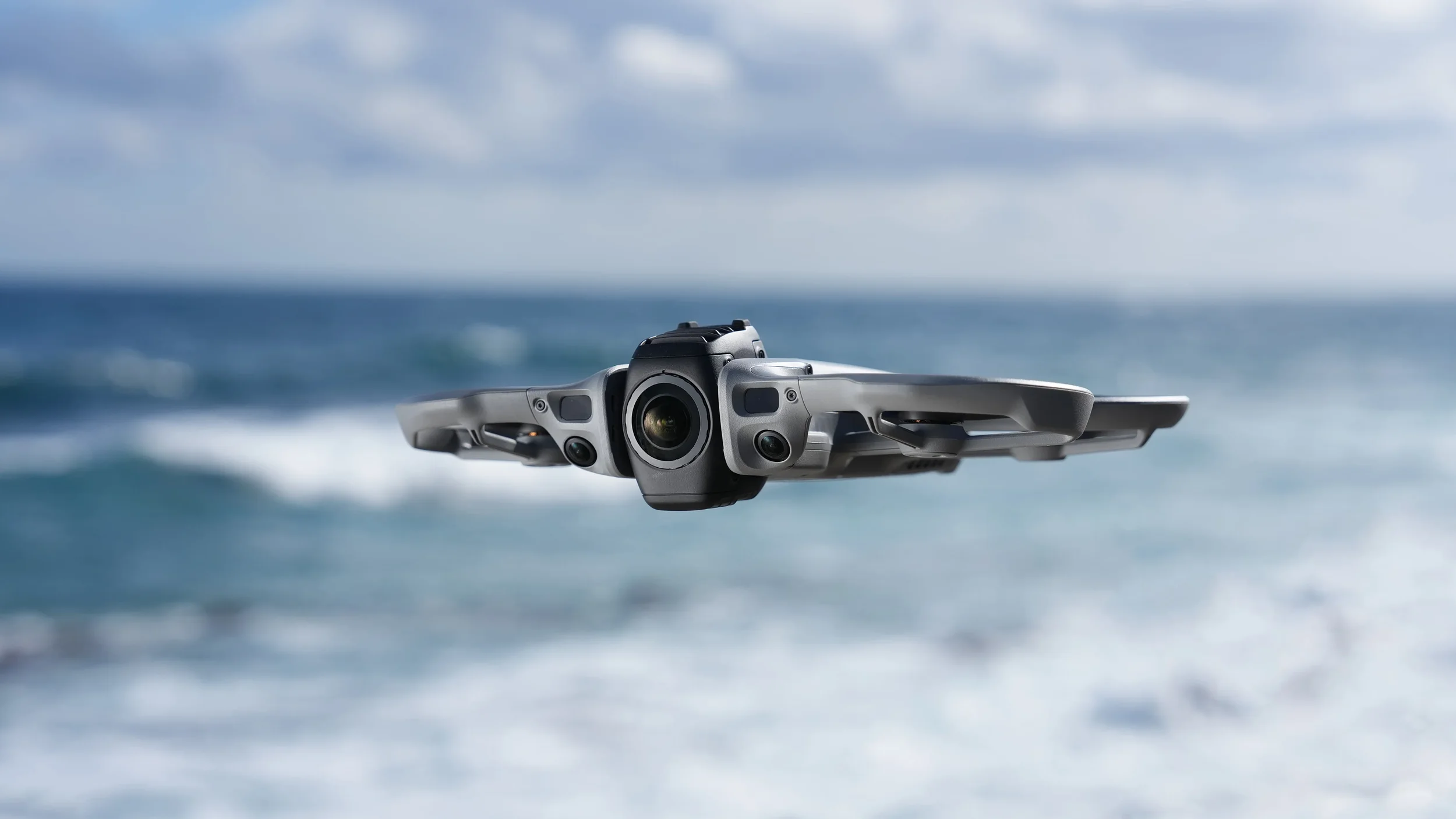 DJI Avata 360 flagship FPV drone featuring 8K/60fps HDR video, dual 1-inch sensors, and omnidirectional obstacle sensing for immersive cinematic reframing at Elite Sky Studios.