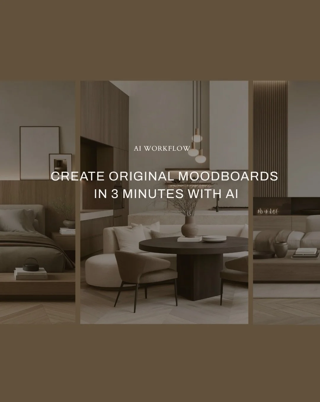 Wil jij ook veel sneller moodboards maken?

Met beelden die van jou zijn EN 
perfect matchen?

Ai tool Midjourney is hier geweldig in. 

Wat je doet is het volgende:

Neem wat inspiratiebeelden van je klant en/of jou zelf. 
Sleep deze naar een nieuw 