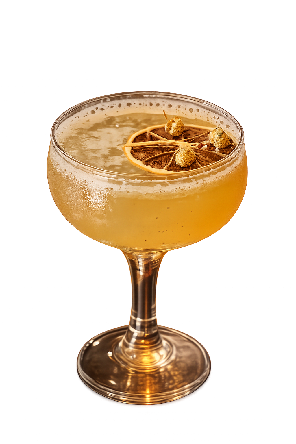 Hard Truth Bourbon, elderflower, Yellow Chartreuse, lemon, chamomile