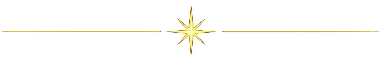 Leuchtende goldener Stern mit blauen Lichtern im Hintergrund.