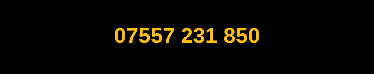 Black and gold graphic displaying phone number for Aberdeen web design company Regan Web Design