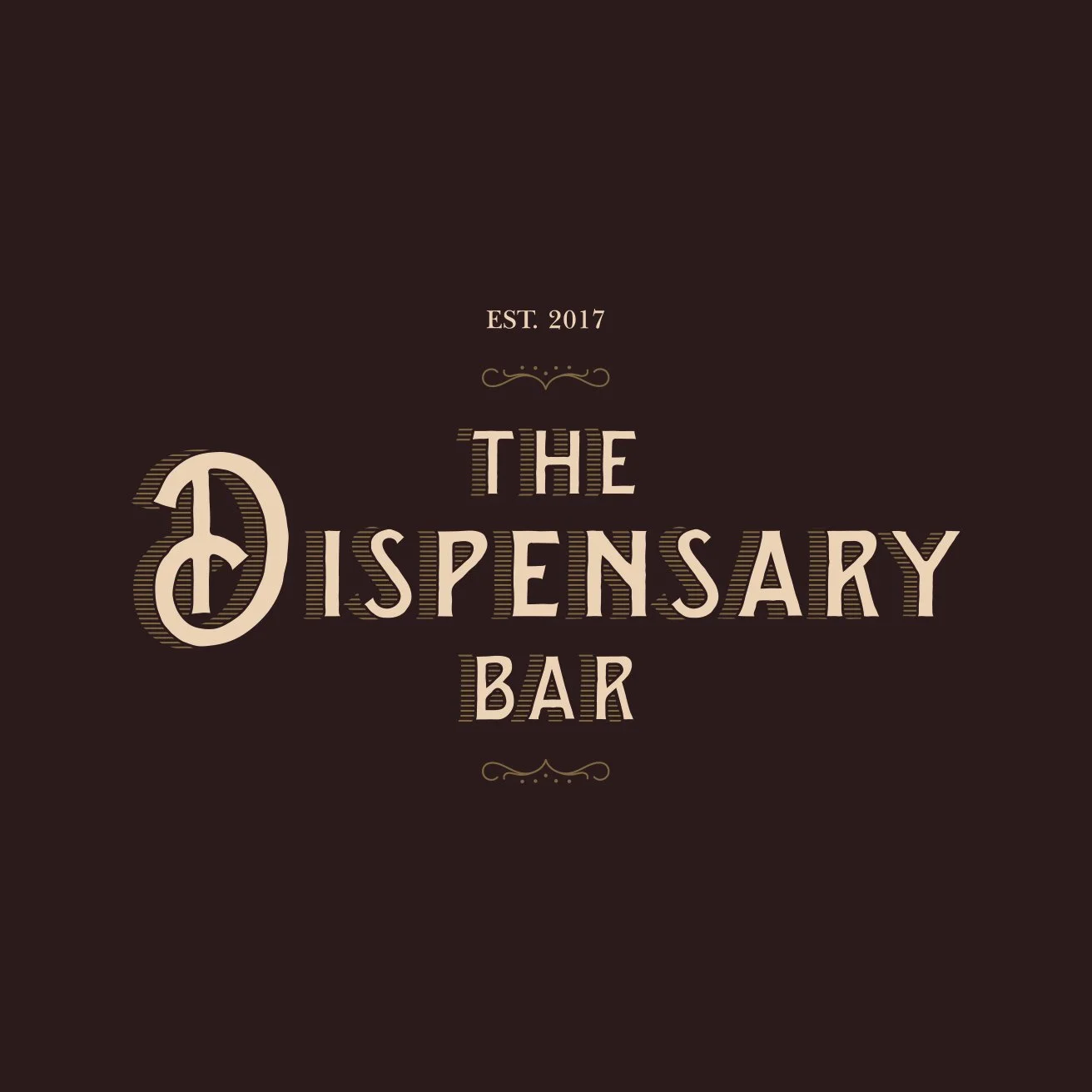 Business logo for website design in progress for the Dispensary Bar by Regan Web Design