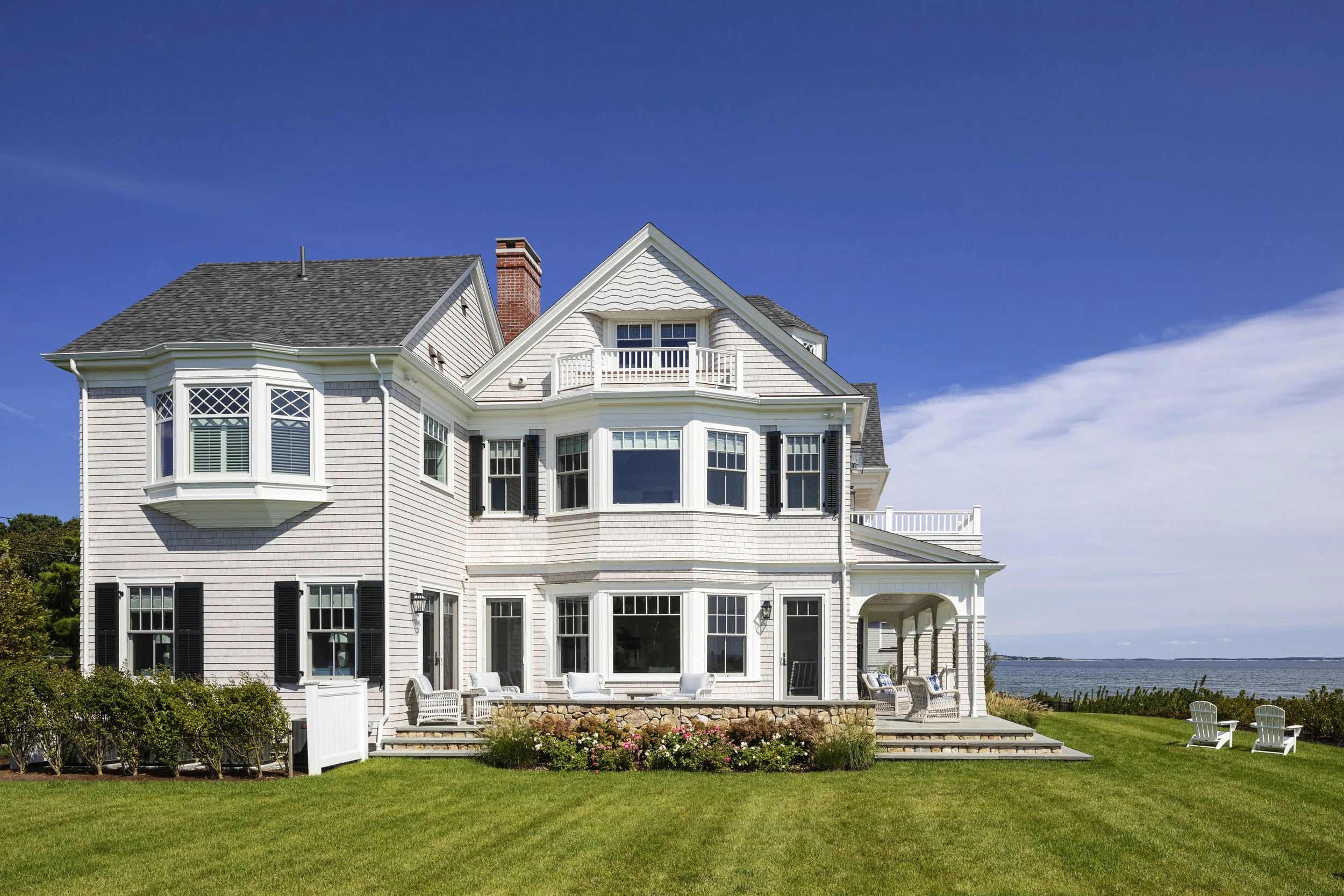 Historic Greek Revival renovation addition, Osterville, James Phillip Golden Architect