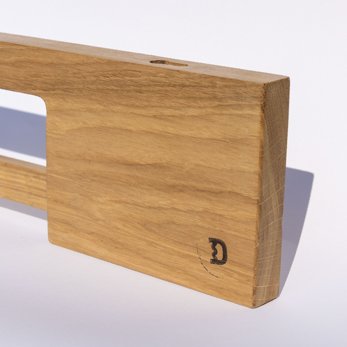 Tablette de toilette en chêne