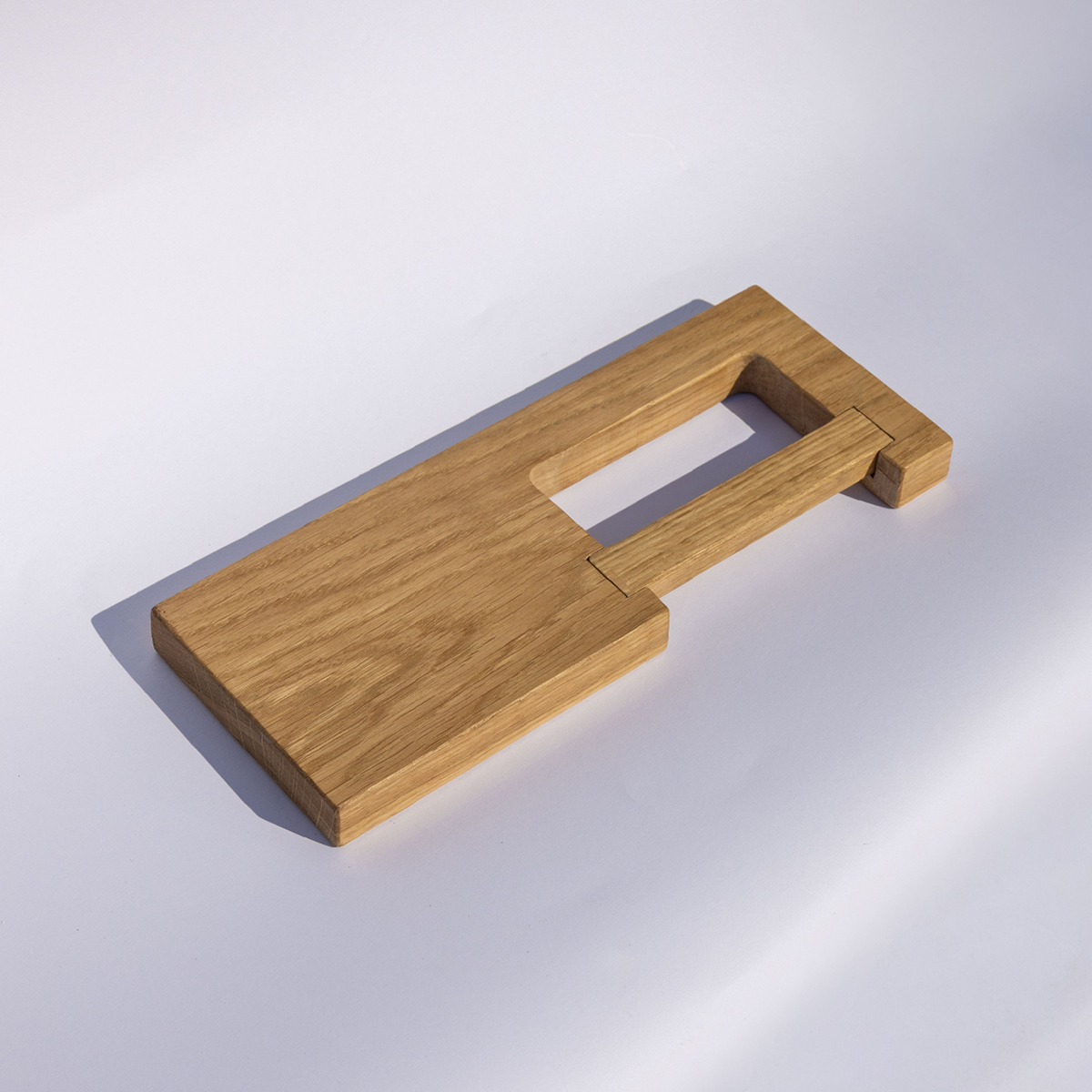 Tablette de toilette en chêne