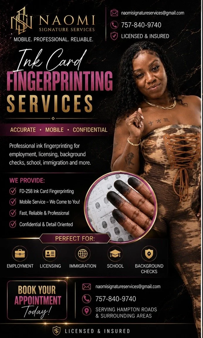 Ink Card Fingerprinting