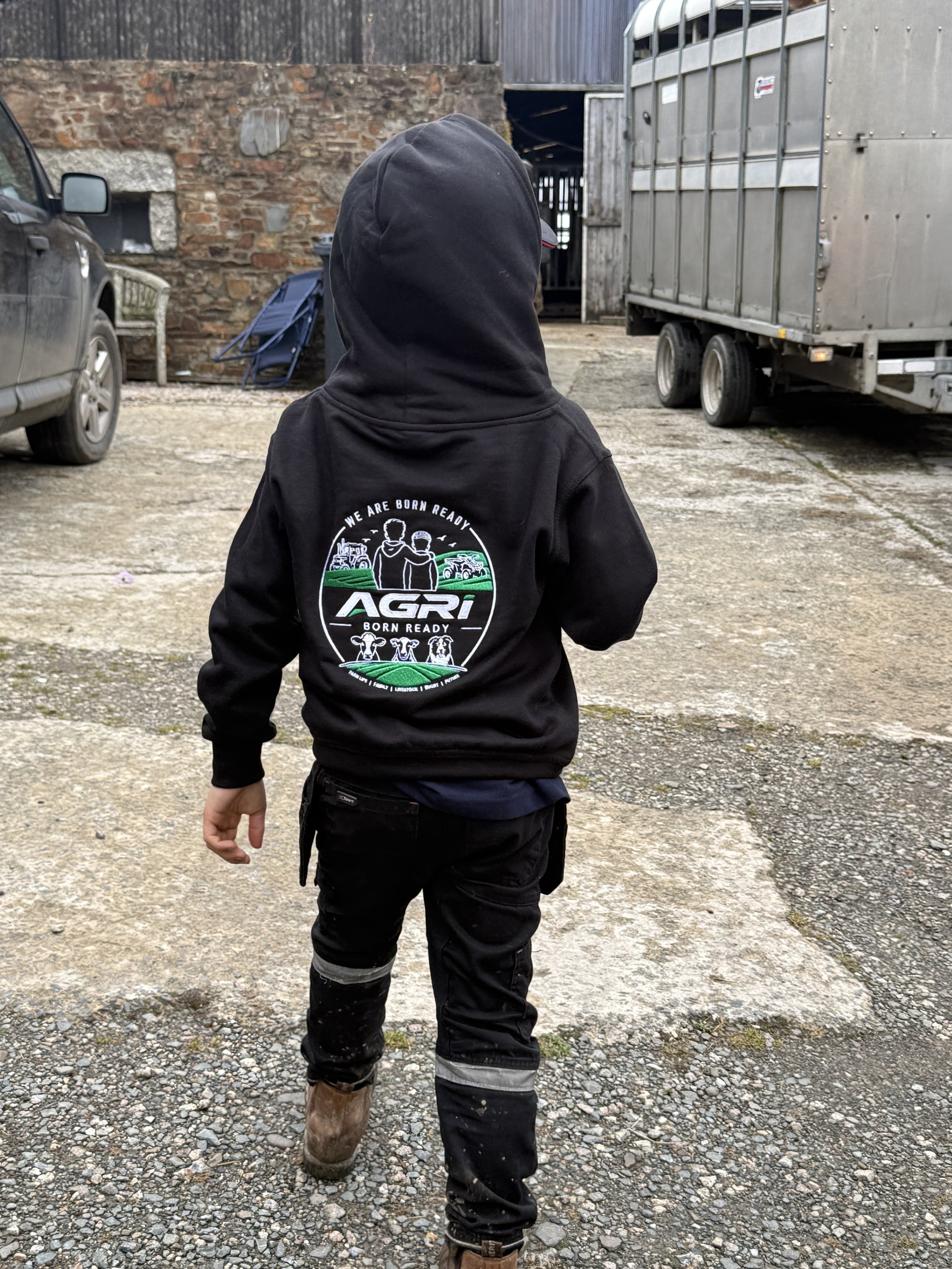 Limited Edition Kids Hoodie Back