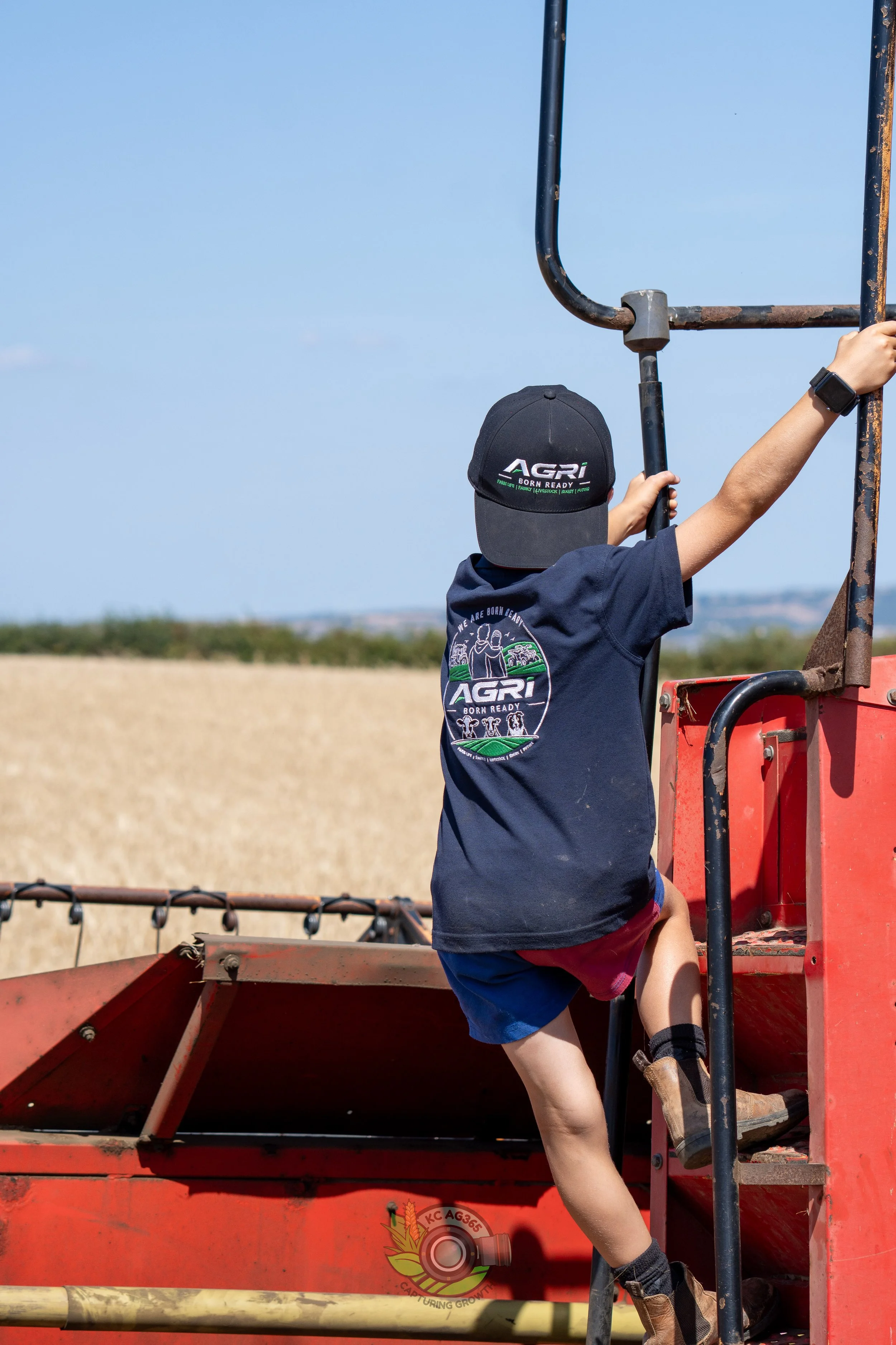 Agri Born Ready Polo shirt navy on Combine